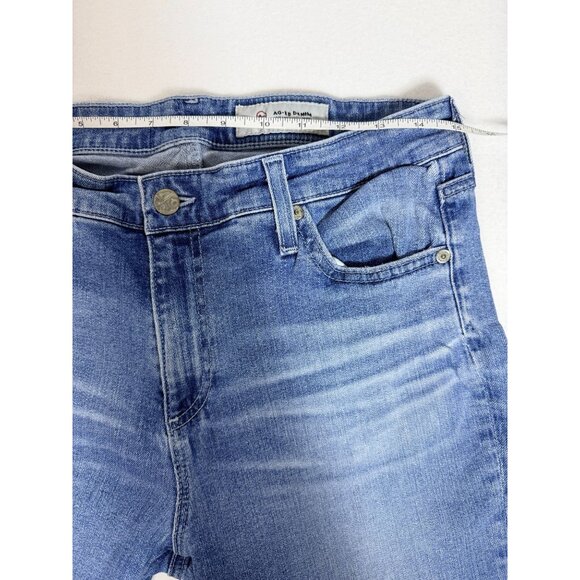 AG Adriano Goldschmied The Mari High-Rise Straight Leg Jeans In Medium Wash 31R - Picture 7 of 14